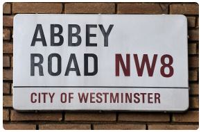 Targa stradale di Abbey Road