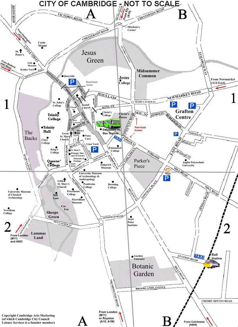 Map of Cambridge