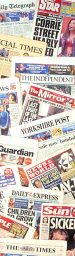 Tutti i giornali e i media Britannici On line